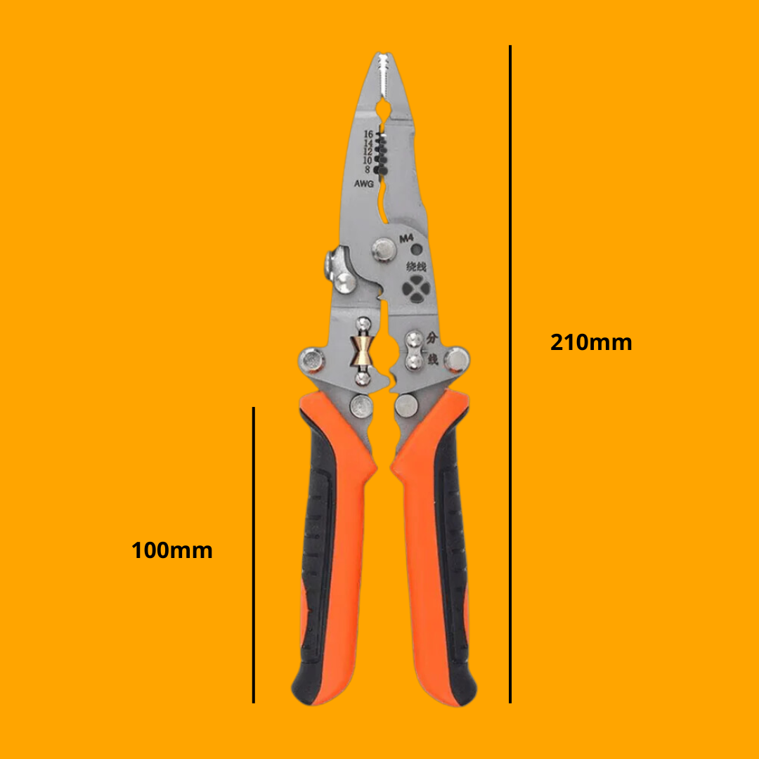 EMaster™ : Alicates pelacables plegables 12 en 1